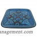 Le Souk Ceramique Sabrine Square Stoneware 9" Dinner Plate LSQ1936